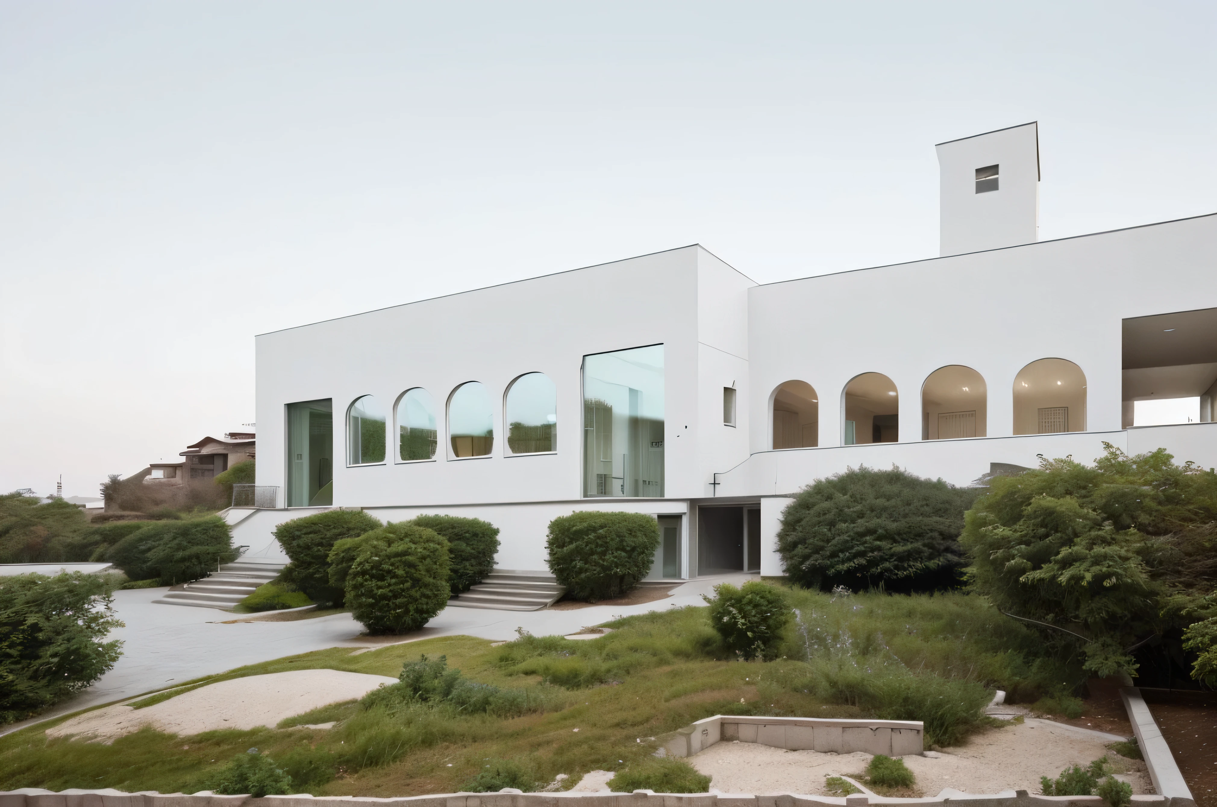 An old building renovated in Renzo Piano's architectural style