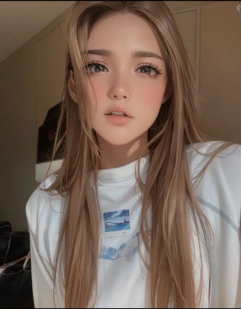 Recien despierta.