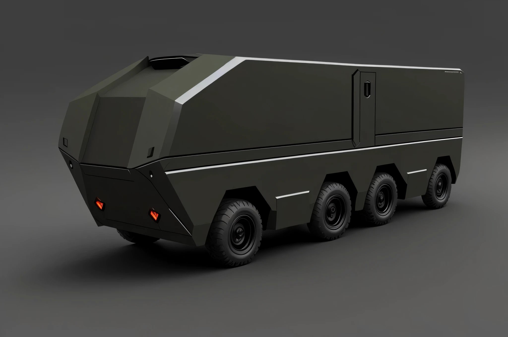 Close up of camouflage painted military vehicle with black wheels, vehicle design, vehicle illustration, super 4K concept turnaround with realistic rendering, vehicle concept art, vehicle concept photos!!, 3d modeling concept table, sci-fi futuristic vehicle, futuristic vehicle, car concept art, transportation design rendering,