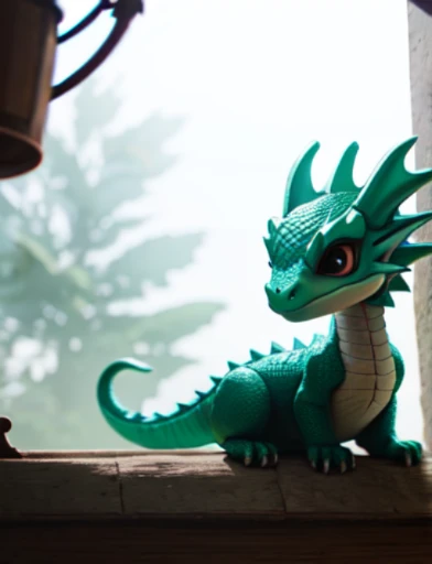 A cute baby dragon