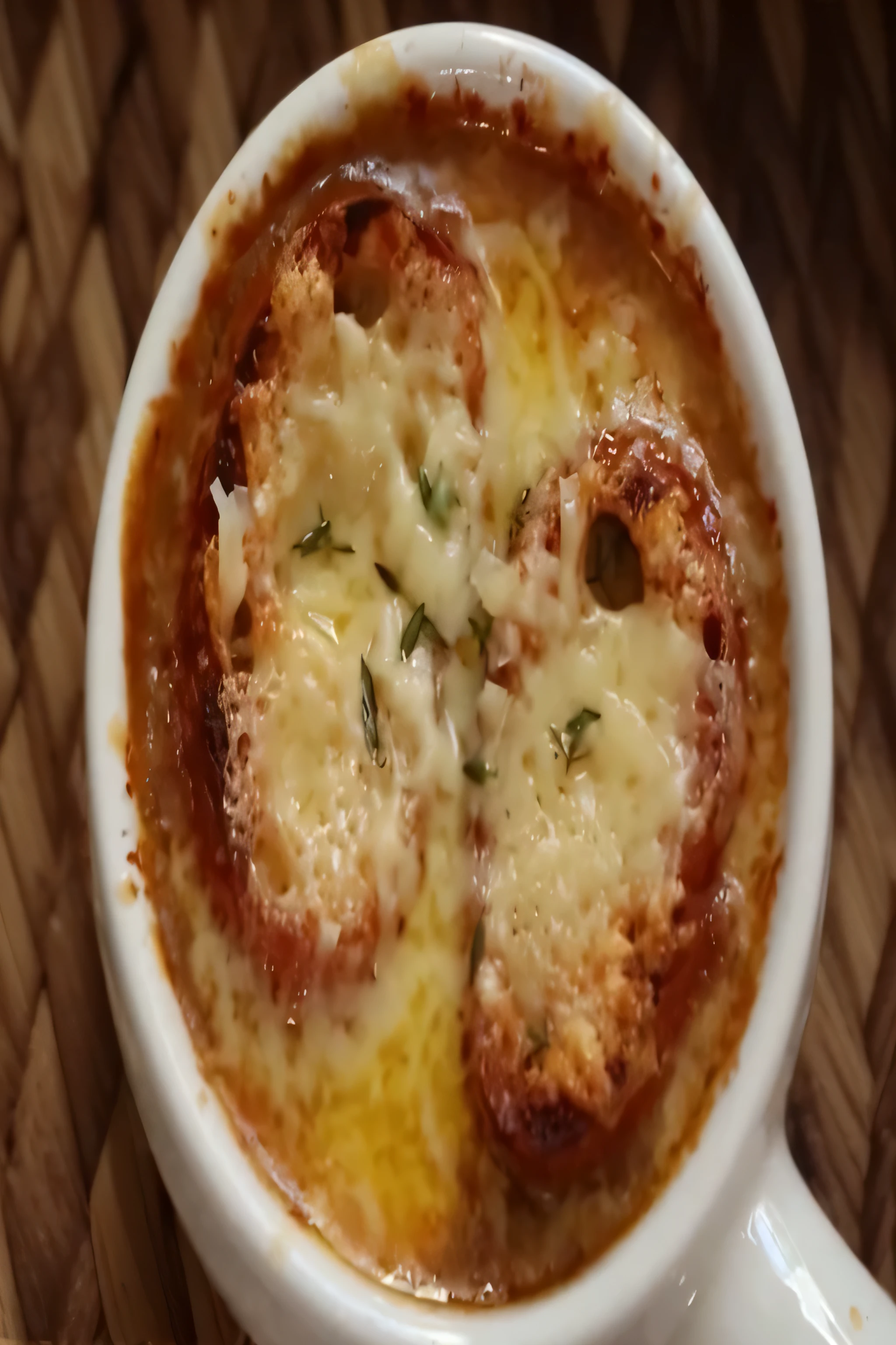 there is a bowl of food that is on a table, cheesy, ❤🔥🍄🌪, easy, yummy, melted cheese, warm, recipe, inspired by Géza Dósa, dreamy, cozy, french, extremely intricate, melting cheese, melted cheddar, a cozy, toast, soup, delicious, 360*, diy, youtube video screenshot