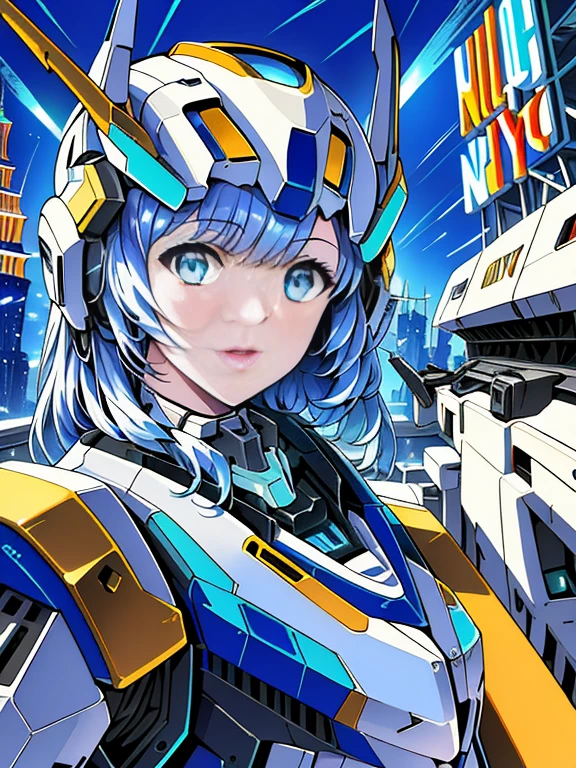 (Spaceship interior as background),(ultra high resolution, realistic, blue sky, photon mapping, radio city:1.3), SF,  fantasy,

[:girl, (White and blue mech suit:1.2), Upper body:0.2]

Pollie, Beautiful woman, highest quality, ultra high resolution, 8K, masterpiece, sharp focus,  Clear gaze