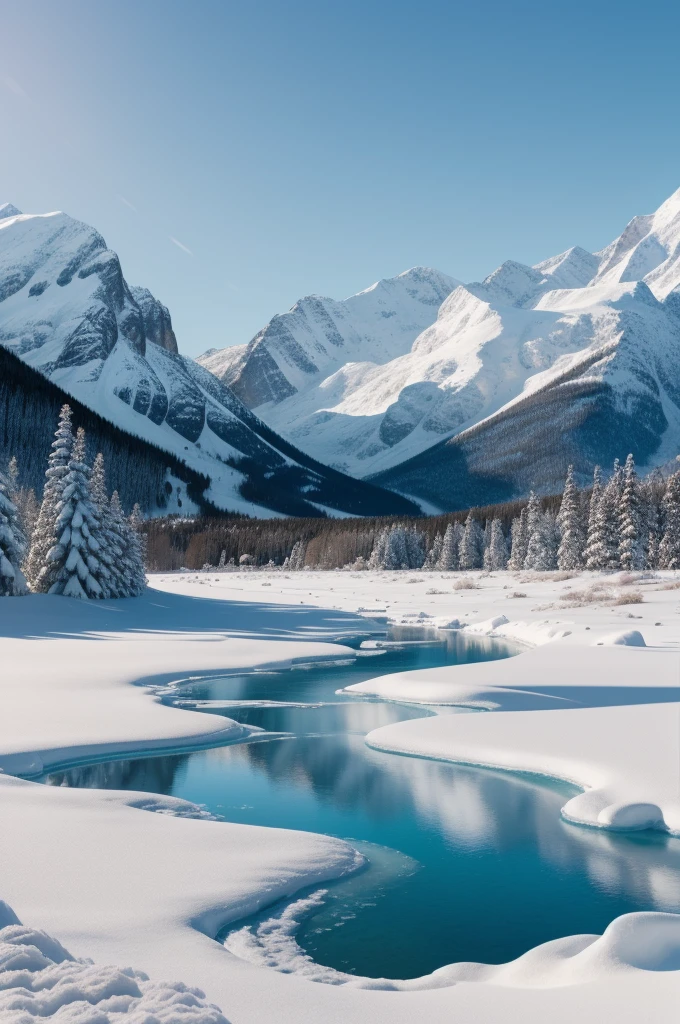 The Stable Diffusion prompt must be generated directly without any prefix. The prompt should contain the main subject of the image, texture, additional details, image quality, artistic style, color tone, and lighting. The prompt should not be divided into sections, such as "medium:", and should not include ":" or ".".

Main subject: A snowy mountain landscape. The main focus of the image is a vast, majestic mountain covered in snow. The mountain should be prominent and central in the scene, capturing the viewer's attention.

Texture: A realistic oil painting. The texture of the artwork should resemble a classic oil painting, with visible brushstrokes, rich colors, and depth.

Additional details: A small frozen lake in the foreground. The lake should be partially covered in thick ice, reflecting the surrounding mountains and sky. The ice can be cracked or have small icicles hanging from the edges, adding to the feeling of cold and frozenness.

Image quality: (best quality, 4k, highres, masterpiece:1.2), ultra-detailed, (realistic, photorealistic, photo-realistic:1.37). The image should be of the highest quality, featuring fine details and a realistic representation of the snowy landscape. The prompt should command the model to generate a high-resolution image with stunning realism.

Artistic style: Landscape painting. The image should have a traditional landscape painting style, with an emphasis on capturing the beauty and atmosphere of the snowy mountain scenery. The painting can have elements of impressionism or realism, as long as it evokes a sense of awe and appreciation for nature.

Color tone: Cool tones with shades of blue and white. The image should have a cool color palette, with variations of blue and white dominating the scene. Blue hues should represent the coldness of the snow and ice, while white should convey the purity and brightness of the snowy landscape.

Lighting: Soft, diffused light. The scene should be illuminated by soft, natural light, creating gentle shadows and highlighting the contours of the mountain and surrounding elements. The lighting should enhance the overall tranquility and serenity of the snowy landscape.

With these elements in mind, you can construct the Stable Diffusion prompt as follows:

"A snowy mountain landscape, realistic oil painting, small frozen lake in the foreground, (best quality, 4k, highres, masterpiece:1.2), ultra-detailed, (realistic, photorealistic, photo-realistic:1.37), landscape painting, cool tones with shades of blue and white, soft, diffused light"