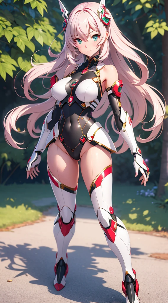 (best quality, Ultra Detailed:1.3), super sharp focus, full color, (photo realistic:1.5),
(1girl, solo:1.3), (college age:1.0), Shiny hair, shiny skin, exposed skin, Sparkling eyes, (laugh:1.0),
casual clothes, tricolor outfit, full body shot, stylish pose, fantasy village, outdoor, no robot, mecha_girl_figure