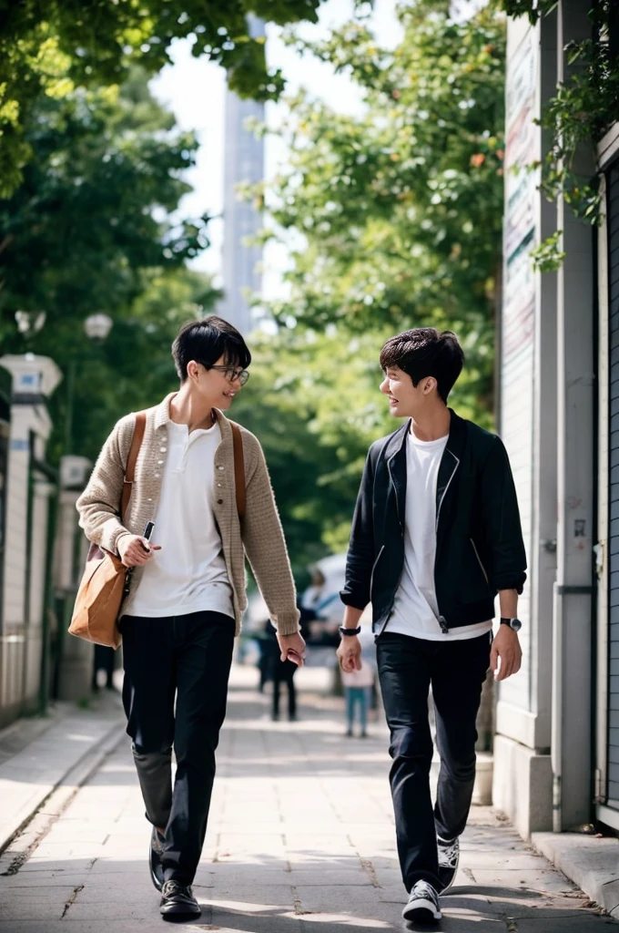 2boys、Estrus、((Unrequited love、love contact:1.4))、(((Handsome Male Student:1.3)))、(Cool Japanese talent)、((Men's Love))、(seductive slender body)、((cool、young、cuteness))、{{{dust、Natural light、detailed、cold spring}}}、{{sexual desire story、sexual desire drama}}、(((Casual clothing:1.3))) 、( For Me見知らぬ他人の背が高くて元気でかっこいい白無垢な男子大学生を、Brainwashed me into becoming my same-sex husband)、For Me、mine、pseudo mutual love、Forced recognition of same-sex husbands