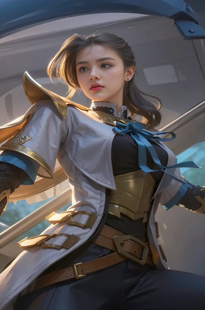 (photorealistic:1.4), best quality, masterpiece, ultra high res, 1girl, (detailed face:1.2), (detailed eyes:1.2), (detailed hair:1.2), (detailed clothes:1.2), 4k, (detailed color:1.2),5),