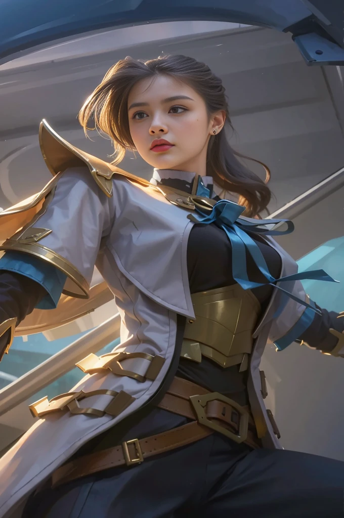 (photorealistic:1.4), best quality, masterpiece, ultra high res, 1girl, (detailed face:1.2), (detailed eyes:1.2), (detailed hair:1.2), (detailed clothes:1.2), 4k, (detailed color:1.2),5),