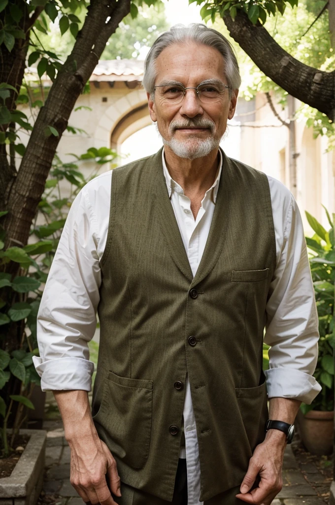 At 70 years old, Dr. Maxwell Greenleaf is a commanding and energetic figure. His graying hair symbolizes the wisdom accumulated over decades of study and research. Though slightly bent under the weight of knowledge, his stature still reflects the imposing presence of someone who has dedicated their life to unraveling the secrets of medicinal plants. Lines on his face tell tales of journeys to distant lands, while his eyes gleam with the vitality of someone who sees beauty in every leaf and flower.
Attire:
He dresses in casually elegant attire, often opting for comfortable clothes that still reflect his passion for the colors of nature. A polished wooden cane, not out of necessity, but as a symbol of respect for the roots that sustain his journey, completes his look.
Personality:
Dr. Maxwell Greenleaf's personality is a unique blend of seriousness and joviality. The serenity in his expression reflects the confidence of someone who has witnessed the incredible therapeutic possibilities of plants over the years. However, it is the joviality that shines when he speaks about his discoveries, as if each word were an invitation to a more vibrant and healthy world.
Principles:
Dr. Greenleaf is a passionate advocate for the integration of traditional medicine and herbal practices. His deep belief in holistic healing guides his research and motivates him to share his knowledge beyond academic boundaries. He values the connection between mind, body, and nature, emphasizing the importance of caring not only for symptoms but also for the roots of imbalances.
His motto is "Understanding plants is understanding the essence of healing," reflecting not only his dedication to medicinal herbs but also his commitment to education and the dissemination of information that promotes global well-being.
Dr. Maxwell Greenleaf is an extraordinary human being, whose passion for life and nature continues to inspire generations to explore the wonders of herbal medicine.
