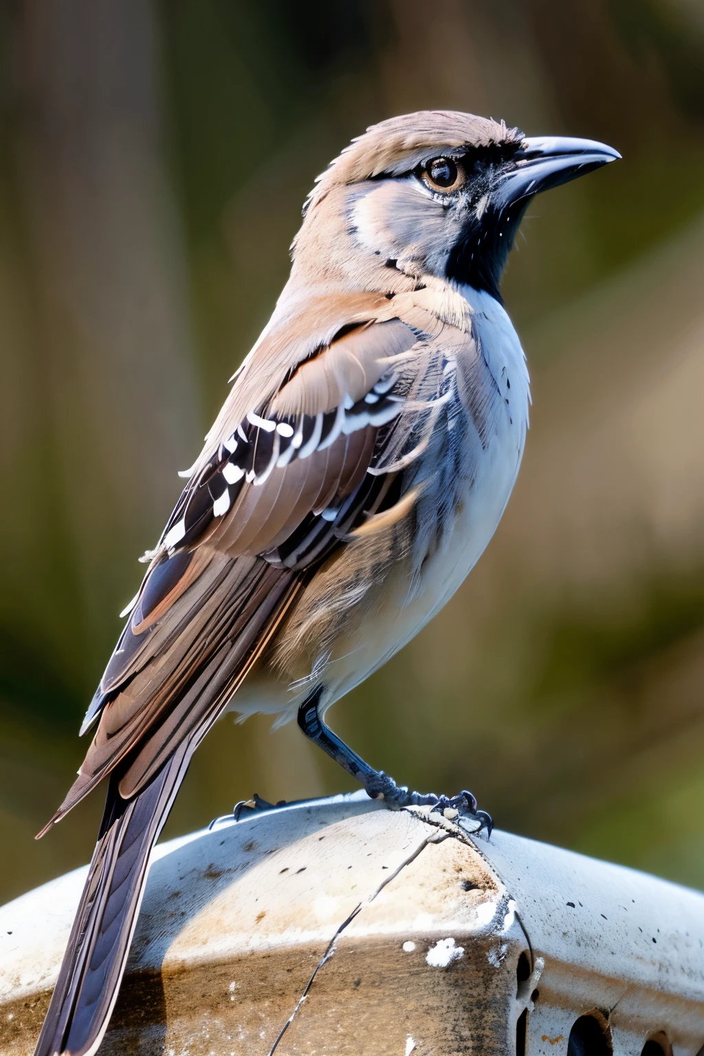 from_side Realistic Bird, mockingbird, cgi, realistic, 