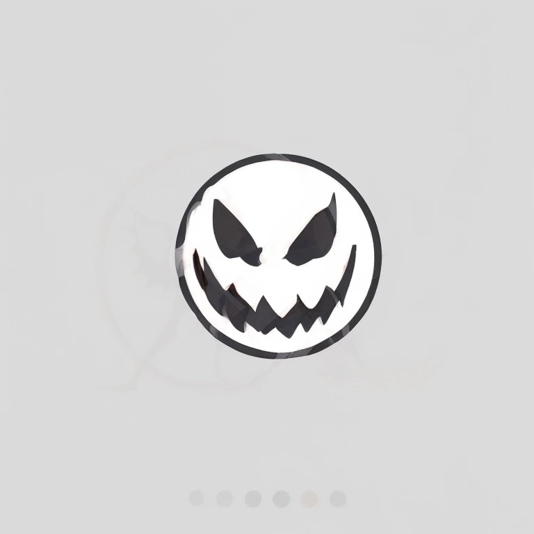 evil smile pumpkin face she devil
