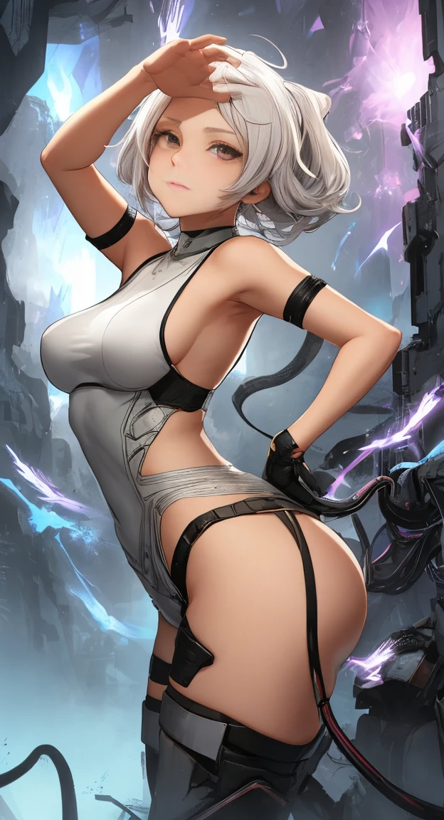 Her beautiful breasts are slightly raised.. Squeezing my shoulders tightly, she arches her back, penetrating deeper into you, emitting a primal groan. You can feel, as she approaches an explosive orgasm, and the realization that, that only you are to blame for this, sends a thrill through your entire being