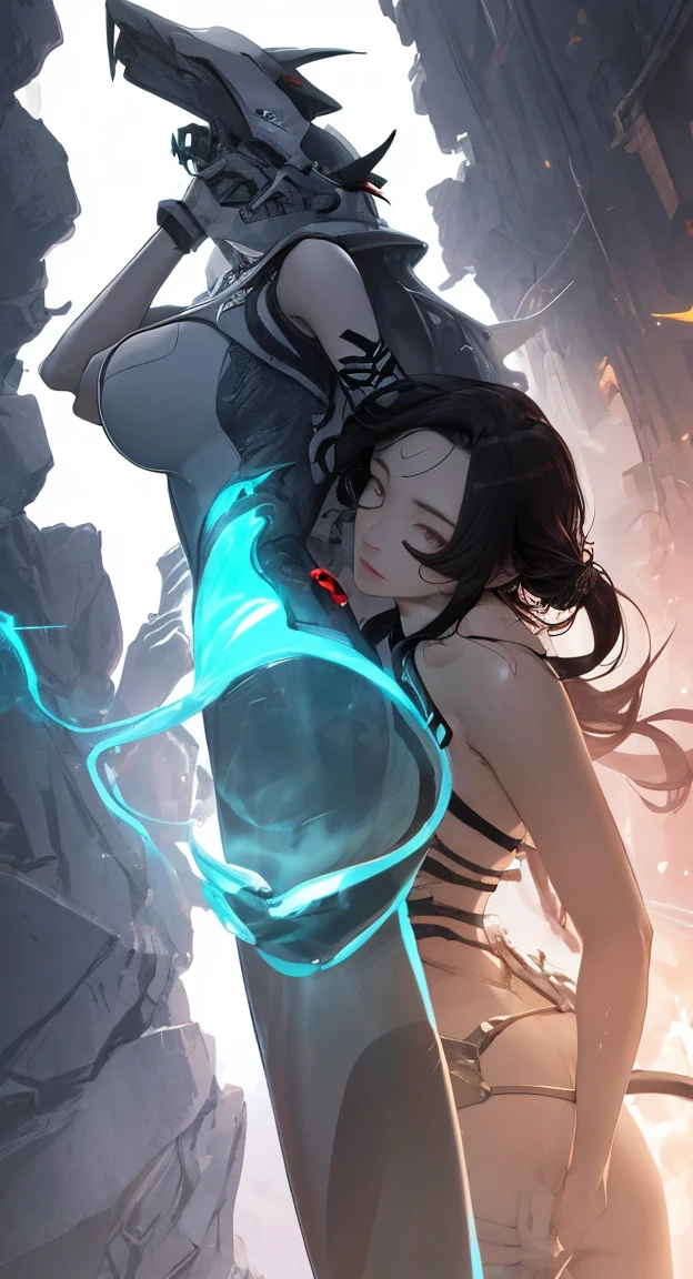 Her beautiful breasts are slightly raised.. Squeezing my shoulders tightly, she arches her back, penetrating deeper into you, emitting a primal groan. You can feel, as she approaches an explosive orgasm, and the realization that, that only you are to blame for this, sends a thrill through your entire being