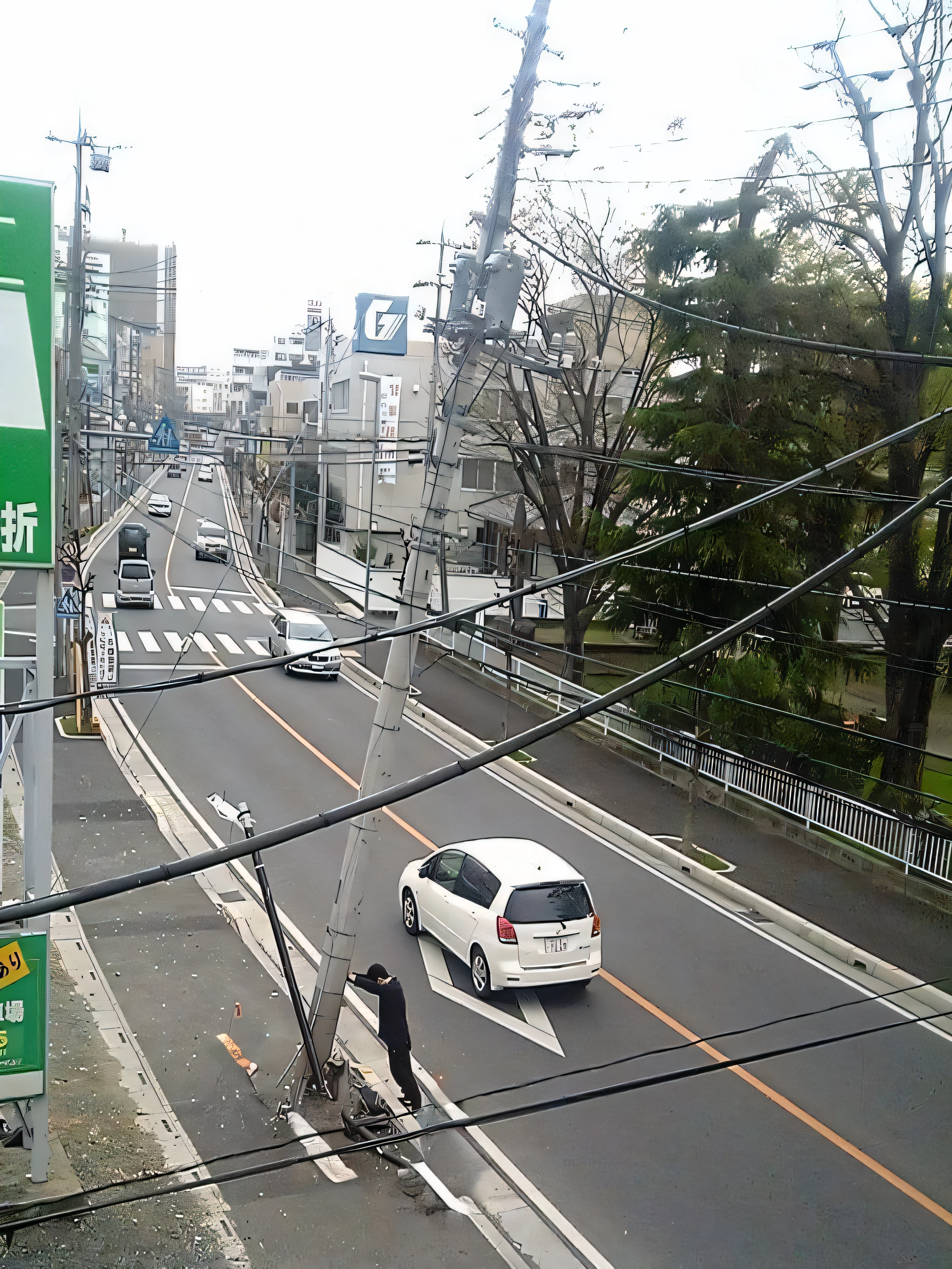 Please change the filled areas to roads.,