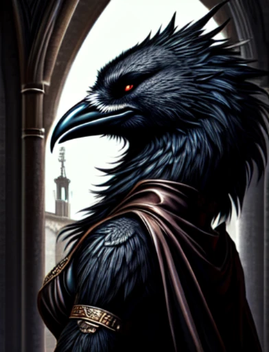 arafed woman with a raven on her shoulder and a raven on her shoulder, digital art by Anne Stokes, tumblr, gothic art, in style of dark fantasy art, fantasy dark art, dark fantasy art, dark fantasy style art, dark fantasy mixed with realism, raven winged female vampire, dark fantasy style, gothic fantasy art, dark fantasy portrait