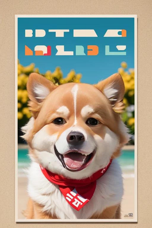 Ele segura um grande
 papel branco na boca, Ele traz uma importante menssagem na boca Ele segura um aviso na boca, he has a sign, Baby AKITA wearing hippie clothes, ele tem um cartaz com uma mensagem, Segurando um cartaz de papel em branco na boca, Segurando uma placa de madeira com uma mensagem esquina ,Um filhote de cachorro、 arte oficial, , Sobre, retrato estilo anime, estilo de arte anime moe, estilo anime 2d, estilo de arte fofo, anime estilizado, estilo de arte de anime, estilo anime. 8k, estilo anime 4k, estilo de arte de anime, Arte digital de anime!!、Filhote de cachorro branco、fofo、Baby Golden Retriever、branca、vigoroso、Um sorriso encantador、Filhote de cachorro deformado、Levante as patas dianteiras、Filhote de cachorro deformado、dynamic poses、((obra-prima))、(((maximum quality))、Chibi Chara、 (Empty scenario, altamente branco)., he wears a red bandana around his neck, Fashion glasses, famous brand cap , (((cartazes, planfetos, adesivos, propaganda, revista.)))