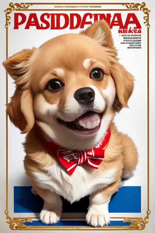 Is biting a white paper, Ele segura um grande
papel branco na boca, Ele traz uma importante menssagem na boca Ele segura um aviso na boca, he has a sign, German spitz wearing hippie clothes, cartaz escrito "paz e amor", ele tem um cartaz com uma mensagem, Segurando um cartaz de papel em branco na boca, Segurando uma placa de madeira com uma mensagem esquina ,Um filhote de cachorro、 arte oficial, , Sobre, retrato estilo anime, estilo de arte anime moe, estilo anime 2d, estilo de arte fofo, anime estilizado, estilo de arte de anime, estilo anime. 8k, estilo anime 4k, estilo de arte de anime, Arte digital de anime!!、Filhote de cachorro branco、fofo、Baby Golden Retriever、branca、vigoroso、Um sorriso encantador、Filhote de cachorro deformado、Levante as patas dianteiras、Filhote de cachorro deformado、dynamic poses、((obra-prima))、(((maximum quality))、Chibi Chara、 (Empty scenario, altamente branco)., he wears a red bandana around his neck, Fashion glasses, famous brand cap , (((cartazes, planfetos, adesivos, propaganda, revista.)))