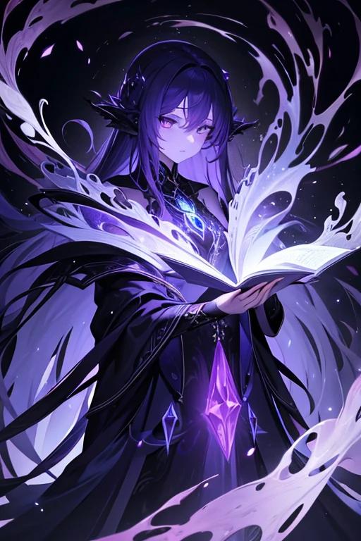 In the depths of a dark and mysterious realm, a mesmerizingly enigmatic mage emerges, his figure shrouded in an aura of dreamlike darkness. This captivating concept art, rendered as an intricately detailed charcoal sketch, portrays the mage with an otherworldly elegance. The intricate linework beautifully captures the mage's flowing cloak, swirling with shadowy wisps and ethereal hues. The mage's pale, slightly translucent skin contrasts with his piercing amethyst eyes, filled with both wisdom and melancholy. This stunning image, executed with exceptional skill, invites viewers to delve into the enigma of the stygian dreamy mage's arcane powers.