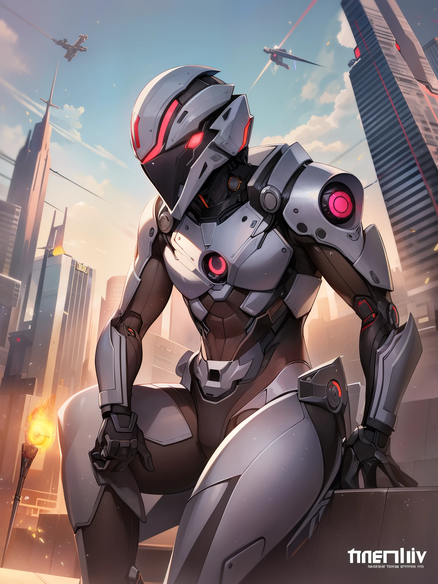 deus ex machina、Mechanical God、Absolute God、weapons manufacturing、Machine body、mechanical eyeball、mechanical arm、machine legs、Head of the machine、Machine fuselage、robot、cyber punk、program、a convenient god、villain、mastermind of the story、Causal relationship、destiny、