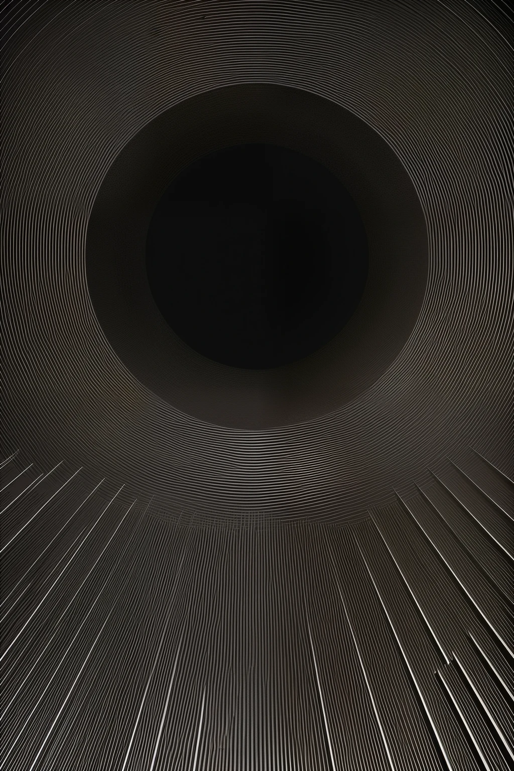 A completely blank, plain black space, devoid of any details or additional elements, embodying maximal primitivity and simplicity. A purely black picture, absolute darkness in its finest form.