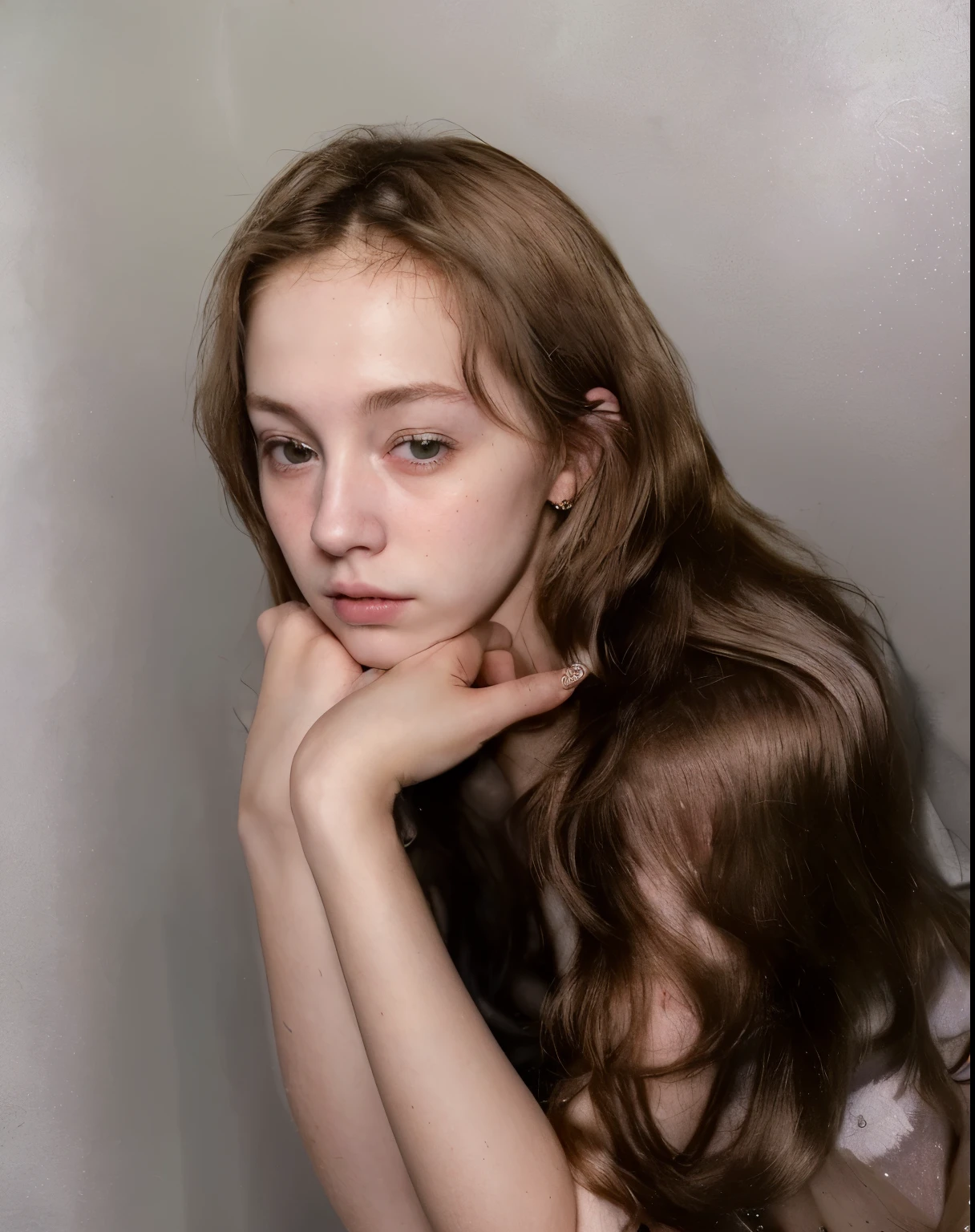 absurd resolution, high resolution, (obra maestra: 1.4), hiper-detalle, 1 mujer joven, pelo corto, pale skin