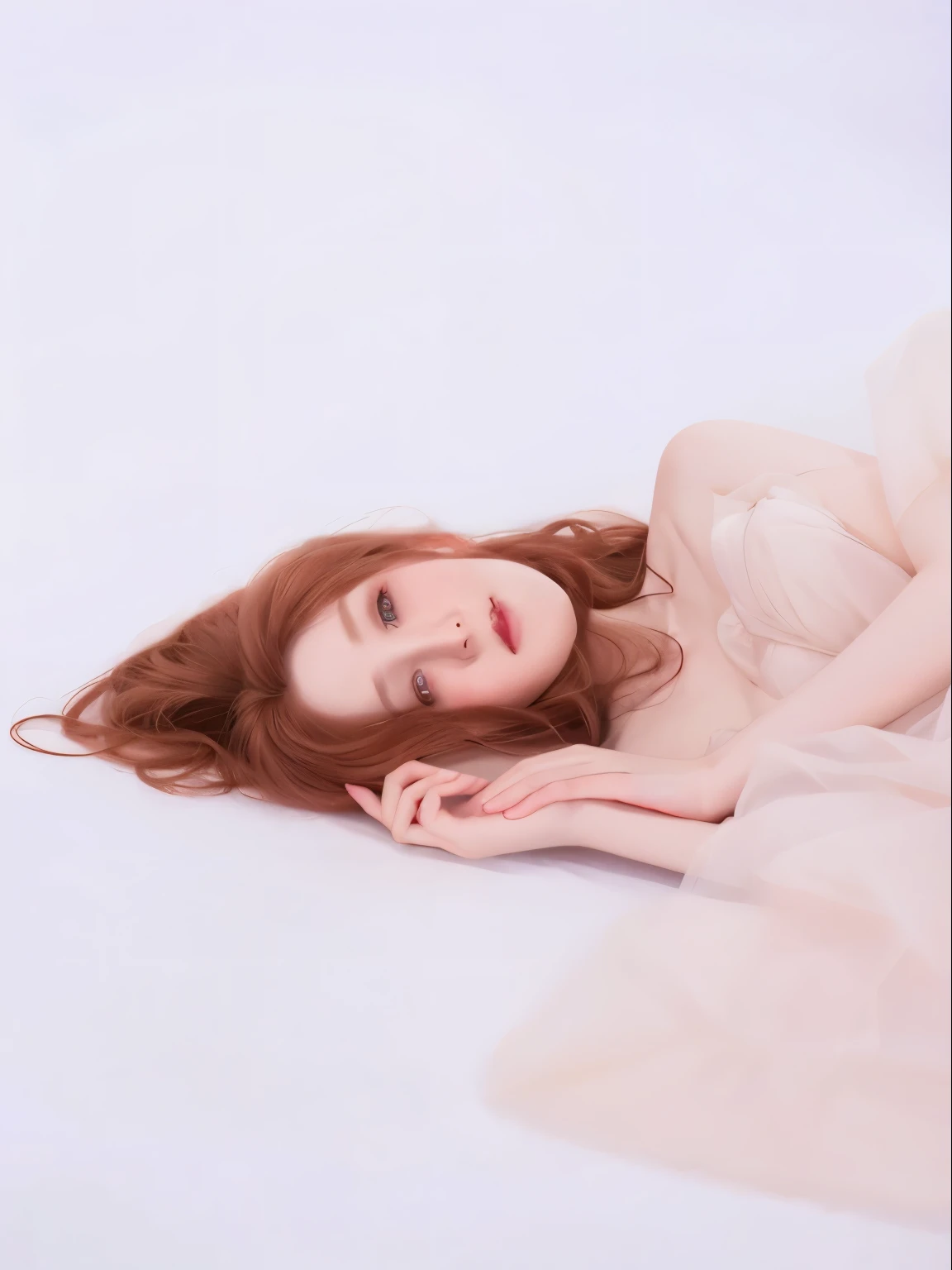 hay una mujer tirada en el suelo con un vestido rosa, pale skin y clara!!, pale skin y clara, pale skin marfil, con pale skin, pale woman, pale ivory skin, hada ellie bamber, pale skin de porcelana, pale skin y hermosa, soft pale white skin, pale skin, suave e impecable, ethereal beauty, dreamy and ethereal, ethereal and dreamy