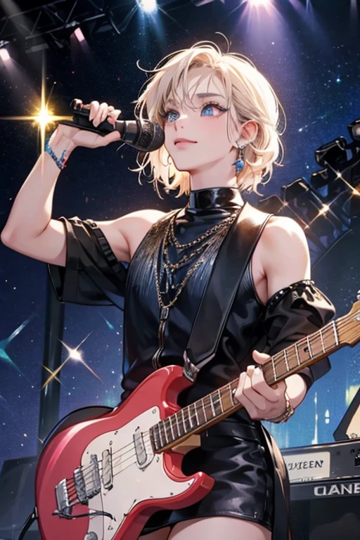 Rock music; glitter