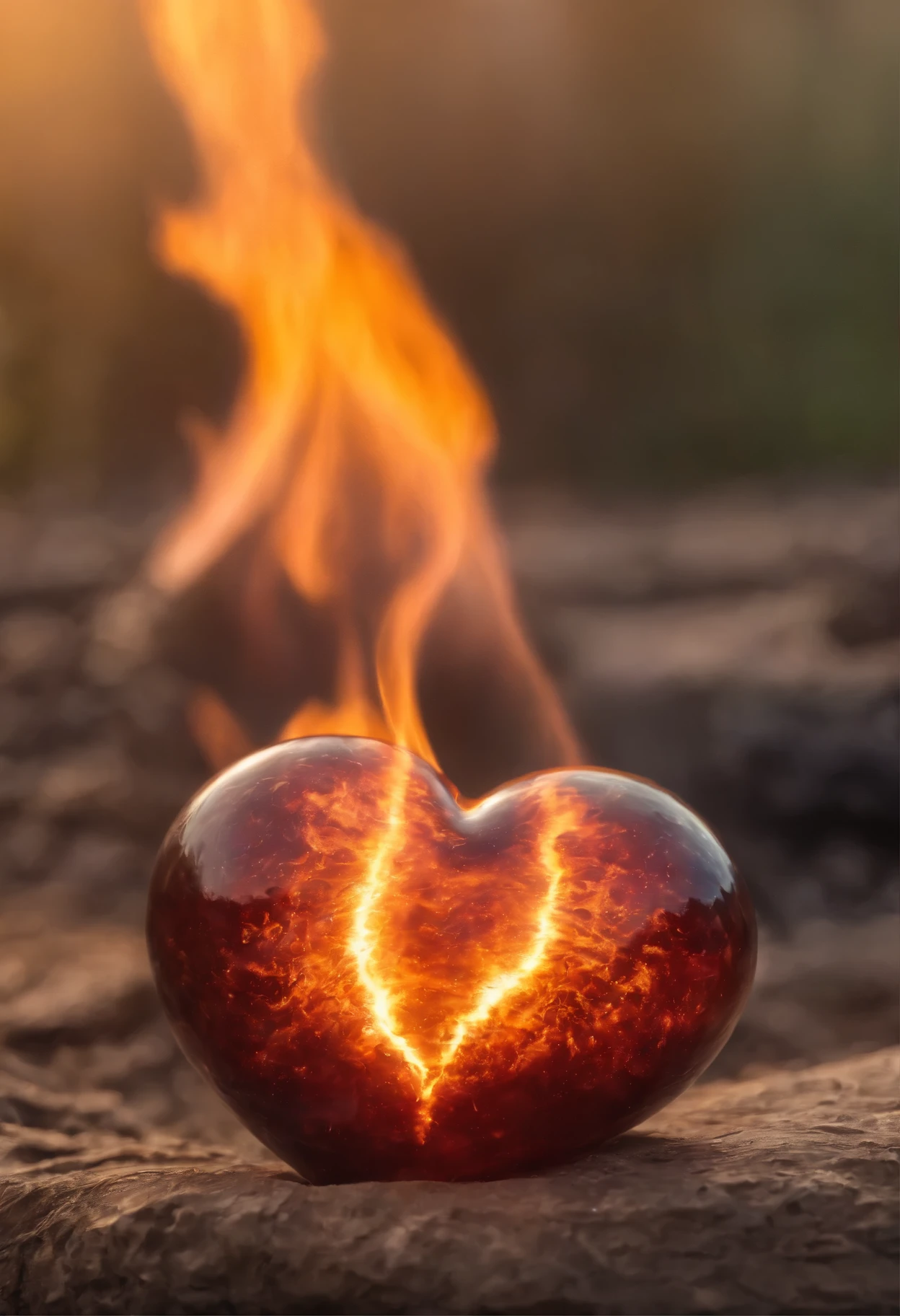fire, talisman, soul stone, soul, pulse,  Heart, имpulse, life