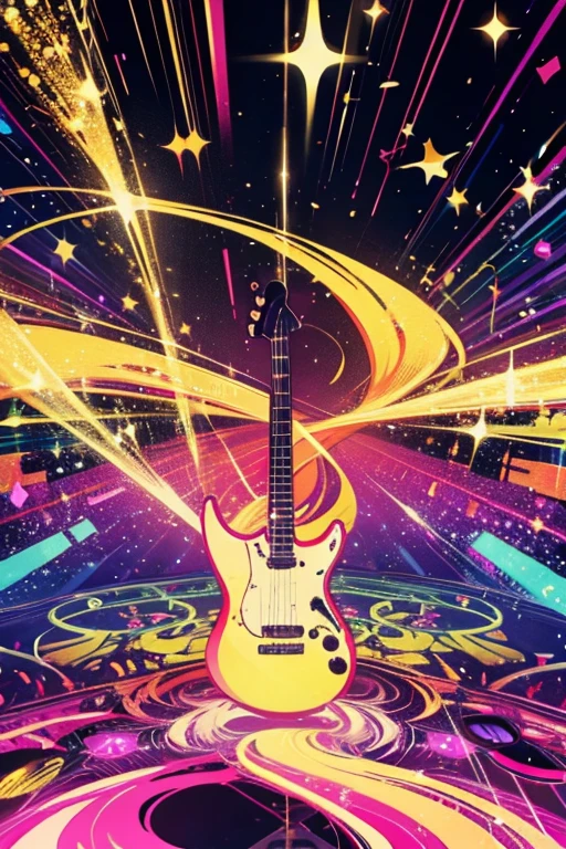 Psychedelic music; glitter