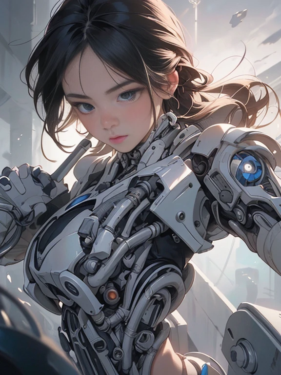 (((2019 semi-realistic comic details))), , ,Concept, ((soft clean digital style)), {a stylized delicate machine goddess instagram model,beauty, made of elegant & refined biomechanical machine parts, subtle electric light particles, rounded and soft aesthetics}, nanopunk and noir pastels, soft glows, cinematic lighting, beautiful and gorgeous biomorphic features, The iconic and professional styles of Doug Chiang, Ron Cobb, Fred Gambino, Sparth and RHADS