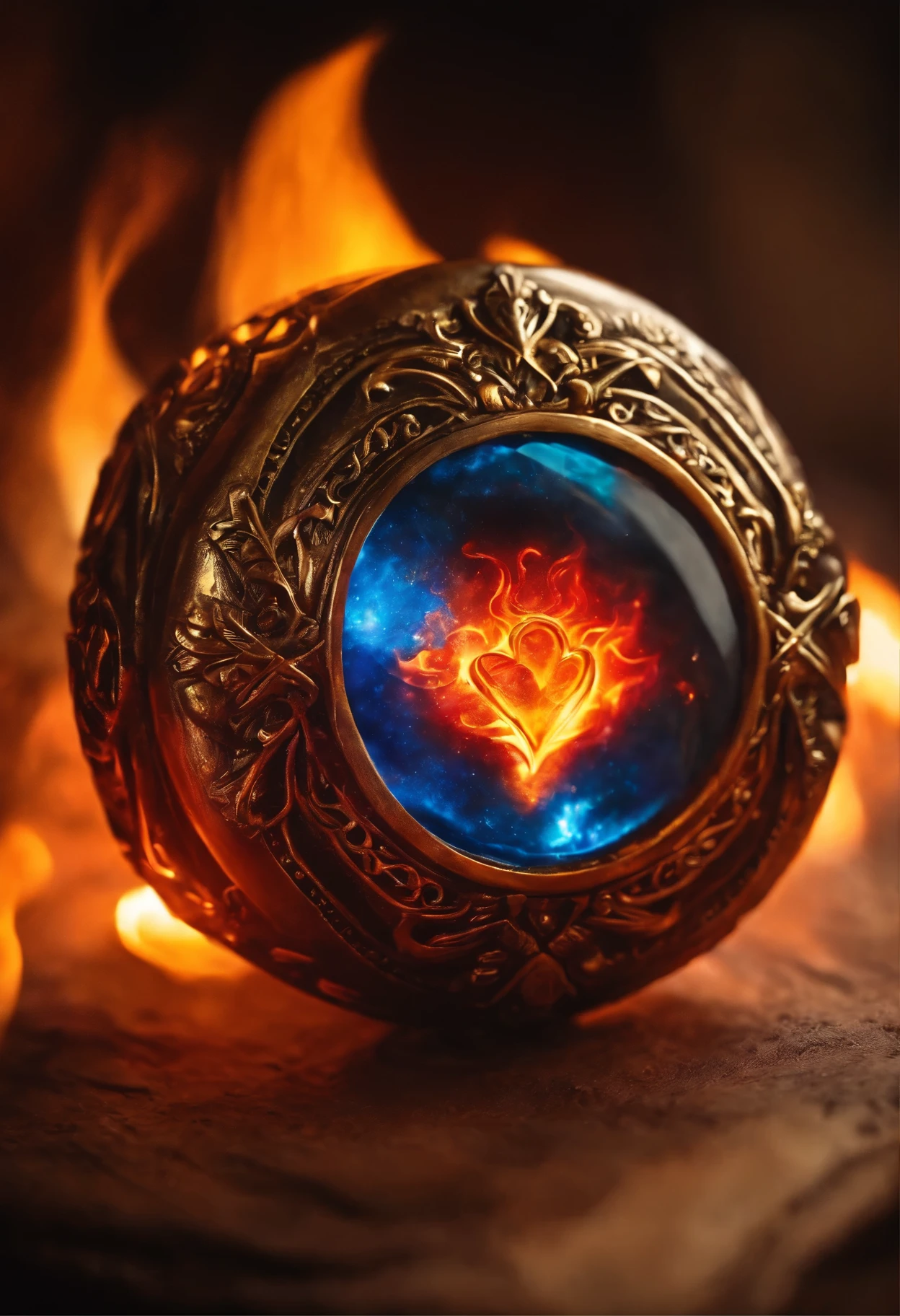 fire, talisman, soul stone, soul, pulse, Heart, имpulse, life