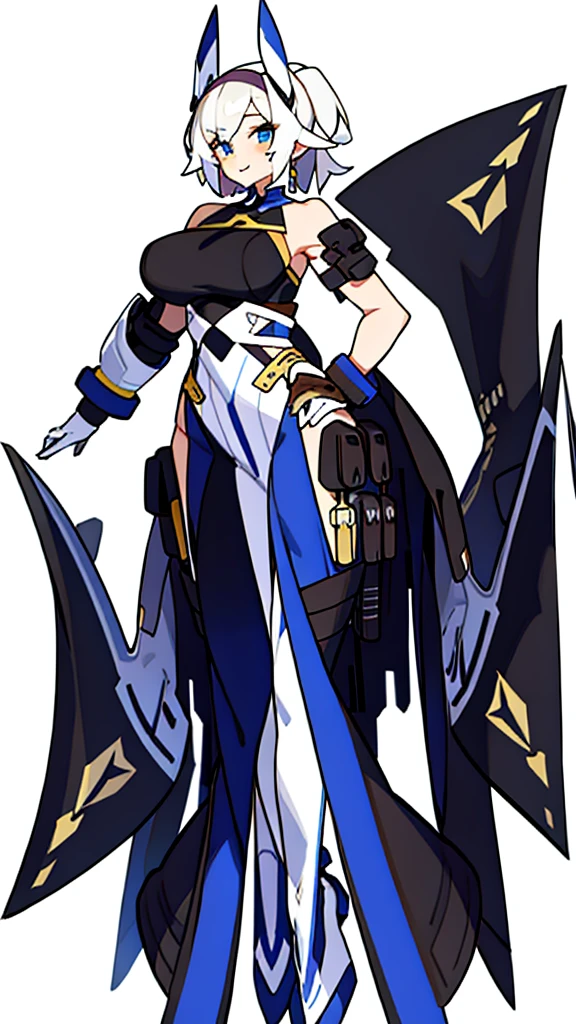 solo female, leotard, (((white background))), character focus, fantasy clothes, standing, grove cuff, gloves, character design,
