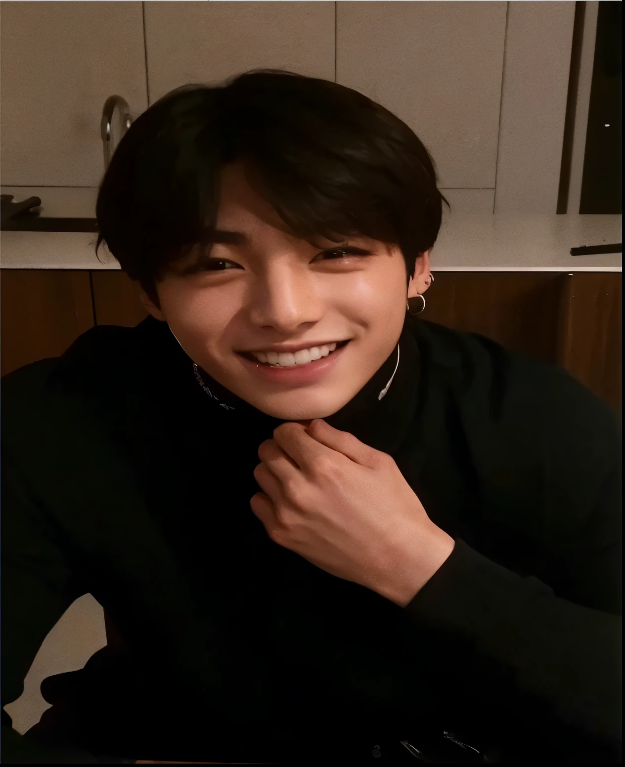 Jungkook do BTS Face, fotorrealista, ultra hd, maximum quality,8k.