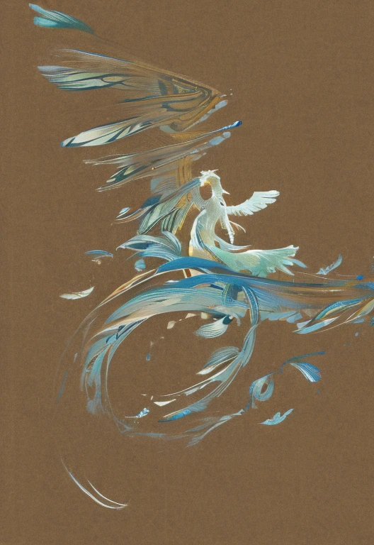 anime girl with butterfly wings and blue dress holding a butterfly, fantasy art style, beautiful character painting, by Yang J, beautiful young wind spirit, beautiful fantasy anime, 8k high quality detailed art, with beautiful wings, beautiful fantasy art, beautiful digital artwork, digital fantasy art ), a beautiful fantasy empress, artwork in the style of guweiz, by Li Song
