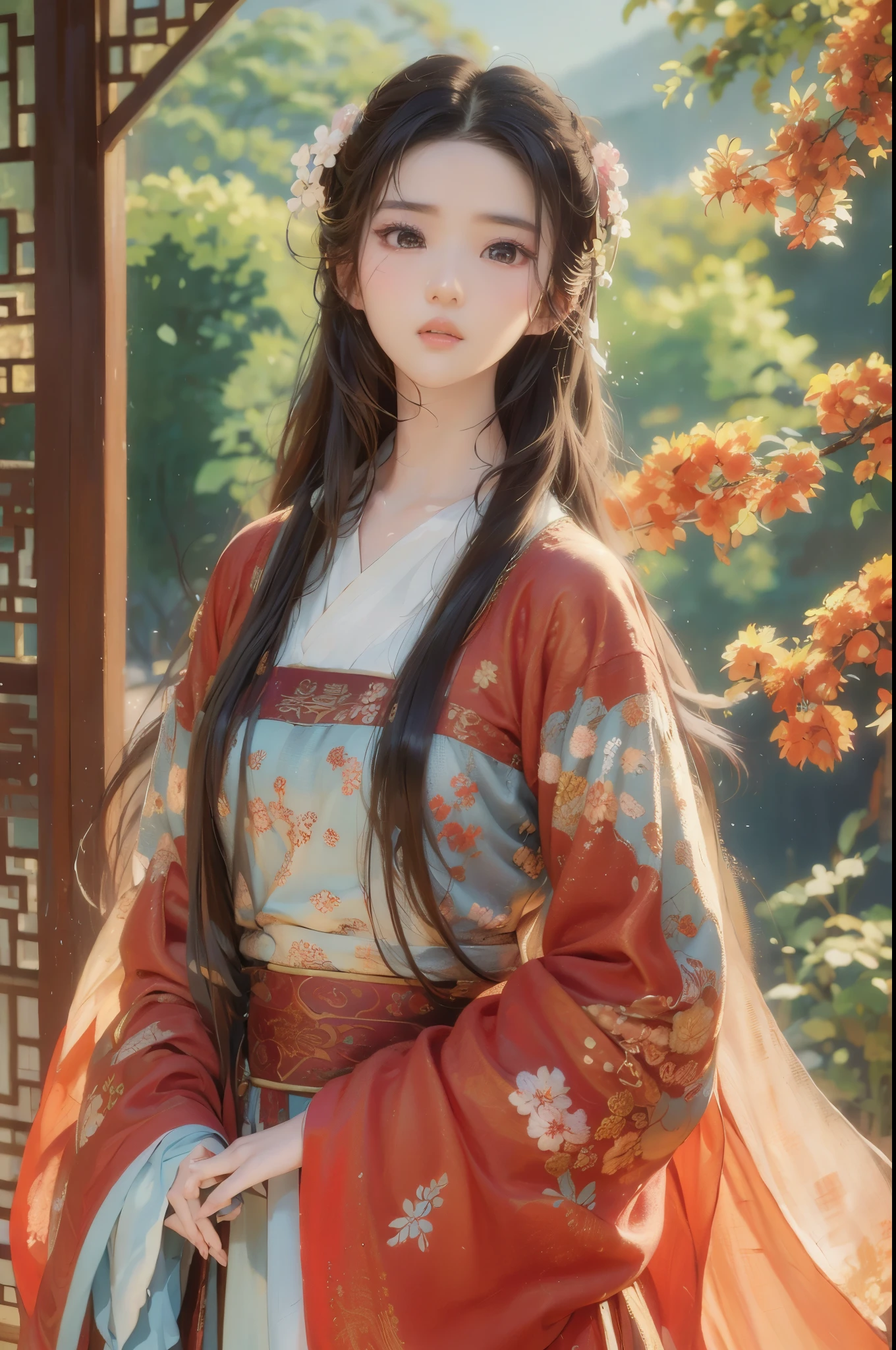 liuyifei, 1girl, hanfu, best quality, masterpiece,