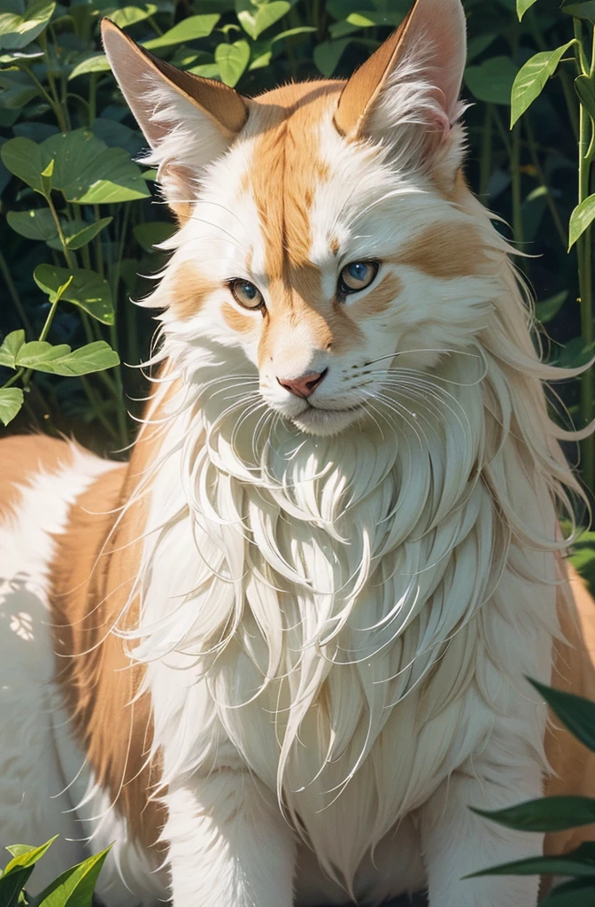 (best quality,4k,highres,masterpiece:1.2),ultra-detailed,realistic,photorealistic:1.37,a female nine-tailed fox,beautiful detailed eyes,beautiful detailed lips,extremely detailed fur,long fluffy tails,graceful posture,shimmering gold fur,lush green forest background,sunlight filtering through the leaves,vibrant colors,ethereal atmosphere,traditional ink painting style,dreamy and mystical,subtle color gradients,soft and delicate lighting.