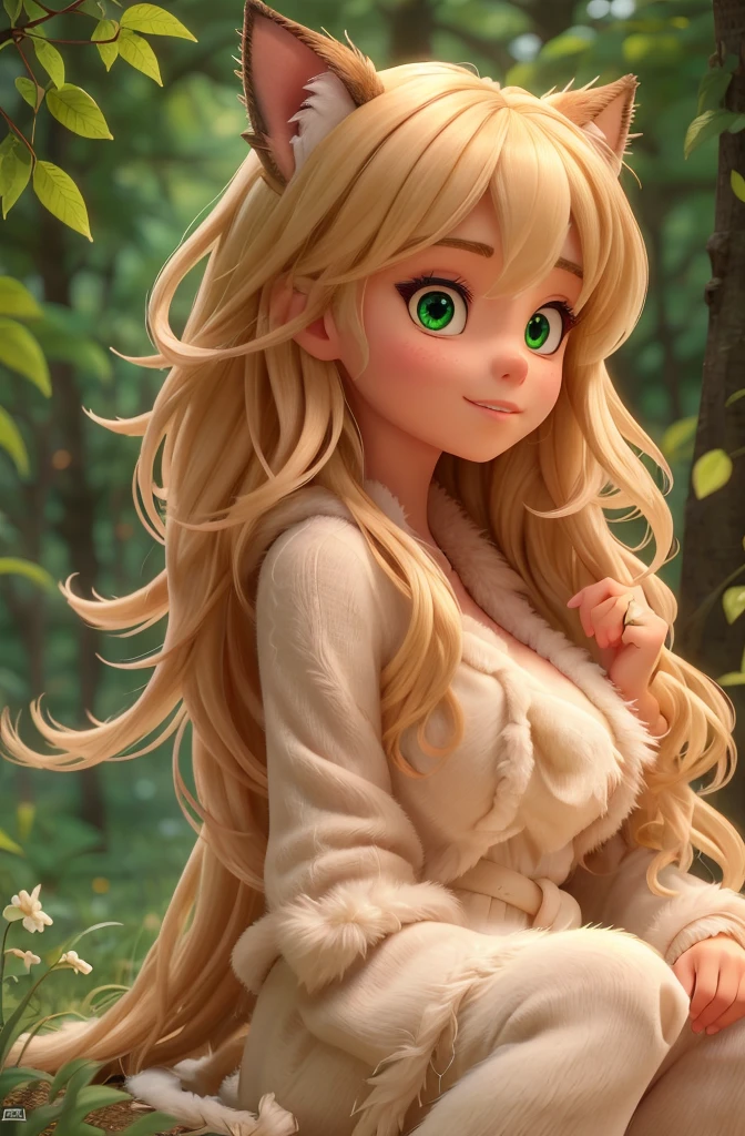 (best quality,4k,highres,masterpiece:1.2),ultra-detailed,realistic,photorealistic:1.37,a female nine-tailed fox,beautiful detailed eyes,beautiful detailed lips,extremely detailed fur,long fluffy tails,graceful posture,shimmering gold fur,lush green forest background,sunlight filtering through the leaves,vibrant colors,ethereal atmosphere,traditional ink painting style,dreamy and mystical,subtle color gradients,soft and delicate lighting.