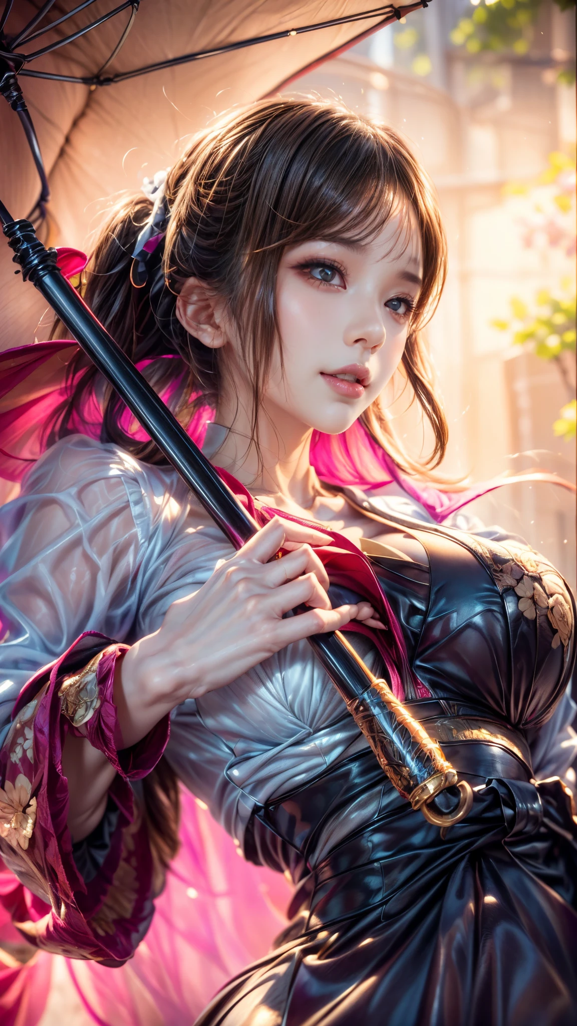 a close up of a woman holding a umbrella , extremely detailed artgerm, style artgerm, artgerm lau, ig model | artgerm, artgerm. high detail, ! dream artgerm, artgerm detailed, style of artgerm, artgerm portrait, range murata and artgerm