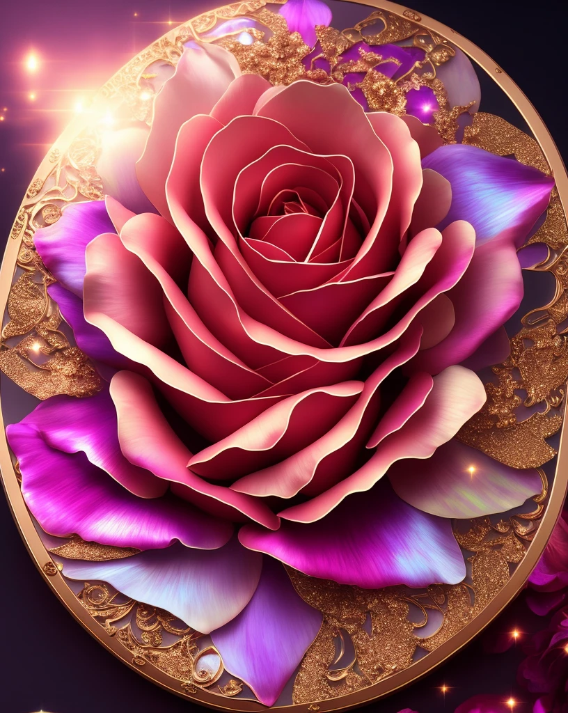 best quality,high-res,ultra-detailed,holographic rose shields,rose petal texture,delicate design,reflective surface,golden edges,luminous glow,stylish and fashionable,eye-catching,breathtakingly beautiful,sharp focus,vivid colors,realistic shadows,ethereal and enchanting,glamorous,feminine power,sleek and modern,artistic masterpiece,perfectly crafted shields,durable and protective,innovative technology,rose-infused magic,translucent and iridescent,mesmerizing and elegant,floral elegance,symbol of love and strength,floating in the air,danced with the wind,majestic and graceful,shielding the wearer with love and beauty,empowering and enchanting accessory.