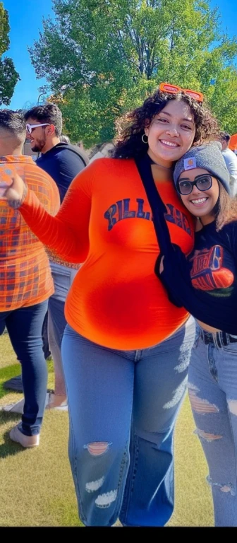 there are two women that are standing together in the grass, holding a beer!!, with a figure in the background, cold as ice! ๐ง, having a great time, smooth in _ the background, profile pic, ๐ญ ๐คฎ ๐ ๐, ๐๐น๐พ, college, ๐คฌ ๐คฎ ๐ ๐, low quality grainy, , Big tits, huge tits, no clothes, sexy, cute, wide hips, thick thighs, pear-shaped body, minimal clothes, thick, bbw, chubby stomach, thick nipples, nipple piercings, large areola, hard nipples, piercing through shirt, nipples hard through shirt, chubby stomach showing, tummy spilling over the side, muffin top, panties only, no pants, pants off, stomach too big for panties, small crop top shirt, major cleavage, nipples showing through shirt, very short crop top with fat stomach showing, extremely wide hips, thick hips, hips wide with fat stomach