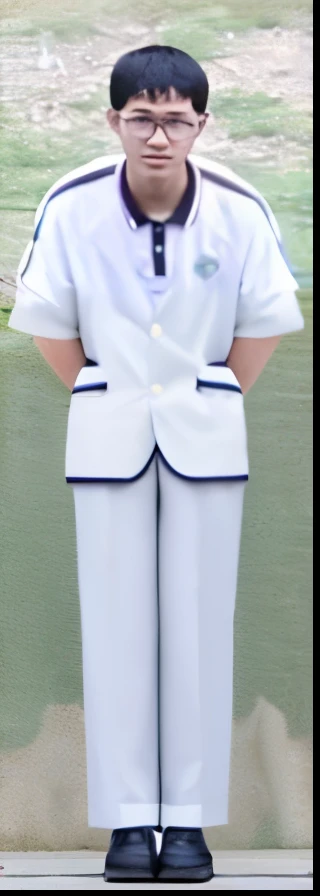 Supplementary character&#39;s full body portrait high-definition original picture male high school uniform