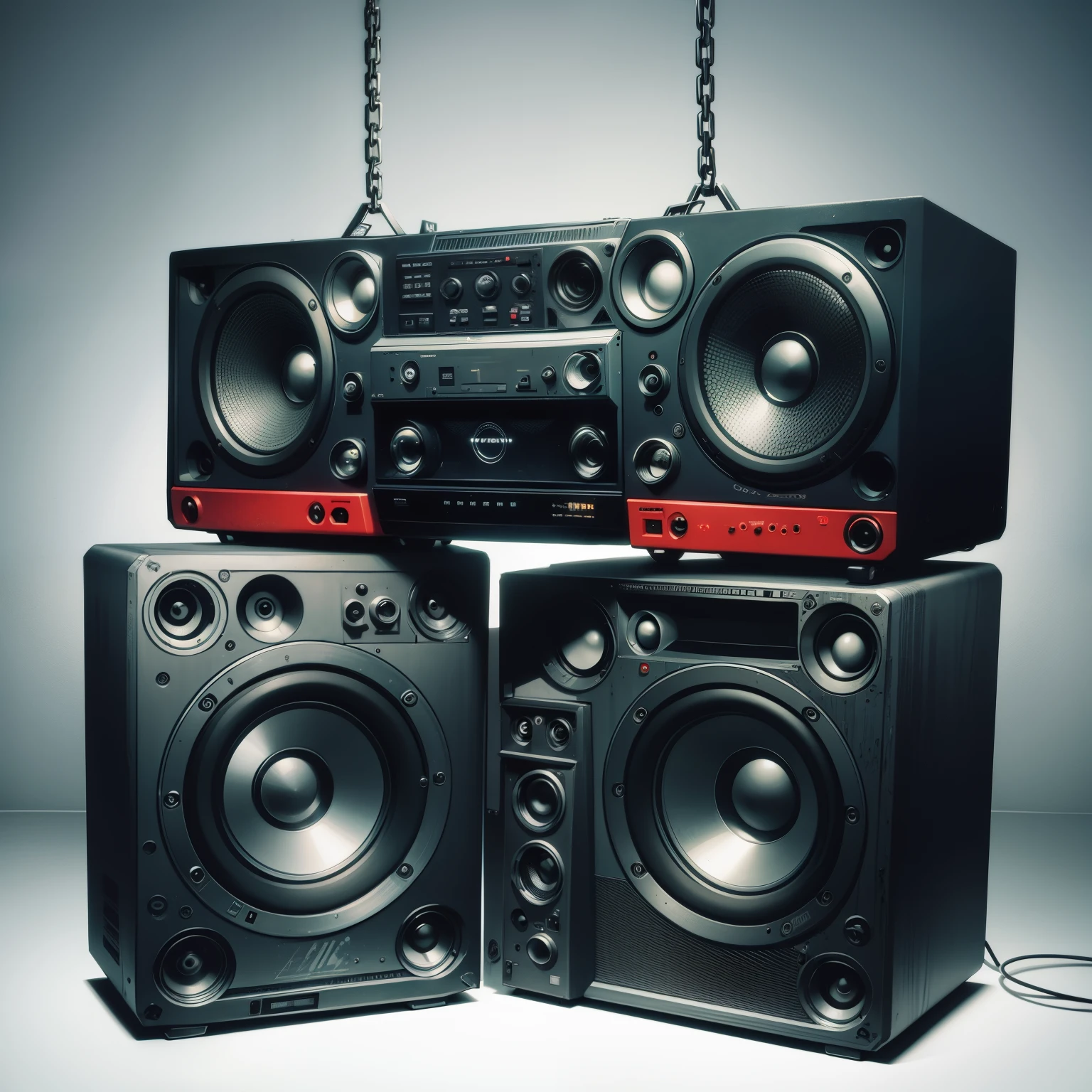 Called "ghetto blasters" ou "boombox", Oversized cassette radios with a screaming sound have been an inescapable symbol of the hip-hop years. These portable chains are now making a comeback, with old-fashioned models or much more modern design.
