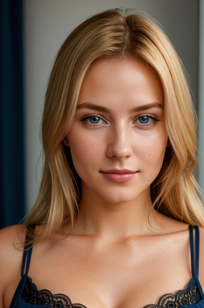 Photo of a 20-year-old Deutsch-Amerikanerin, eine attraktive Frau mit langen, welligen blonden Haaren und bezaubernden blauen Augen, ((portrait)), ((detailliertes Gesicht:1.2)), ((detailed facial features)), ((fein detaillierte Haut)), ((highest quality: 8K UHD)), ((Ultra-Details: 20 MP)), fotografiert mit der Canon EOS R5 und 50mm Lens, F/2.8, nffsw,

This revealing picture shows a beautiful blonde woman, ((revealing clothing)), lying seductively on a sofa in a professional environment, ((Studiobeleuchtung,Schwarzes Kleid