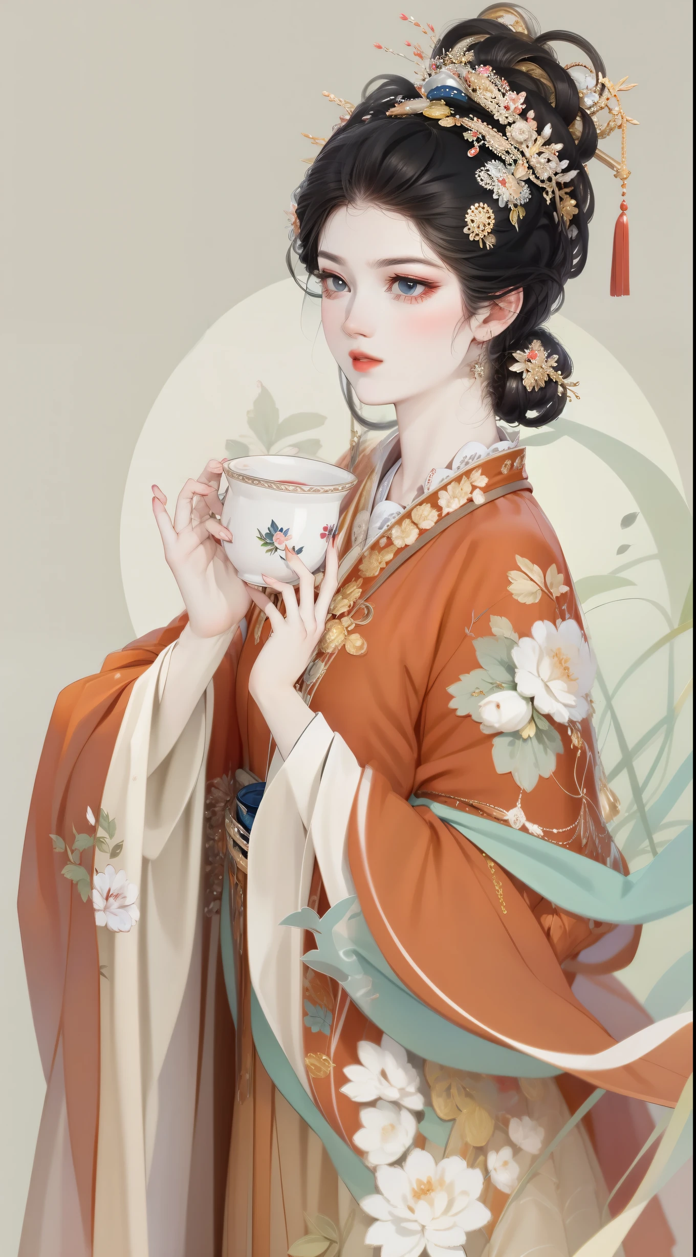 Hand dragging cup