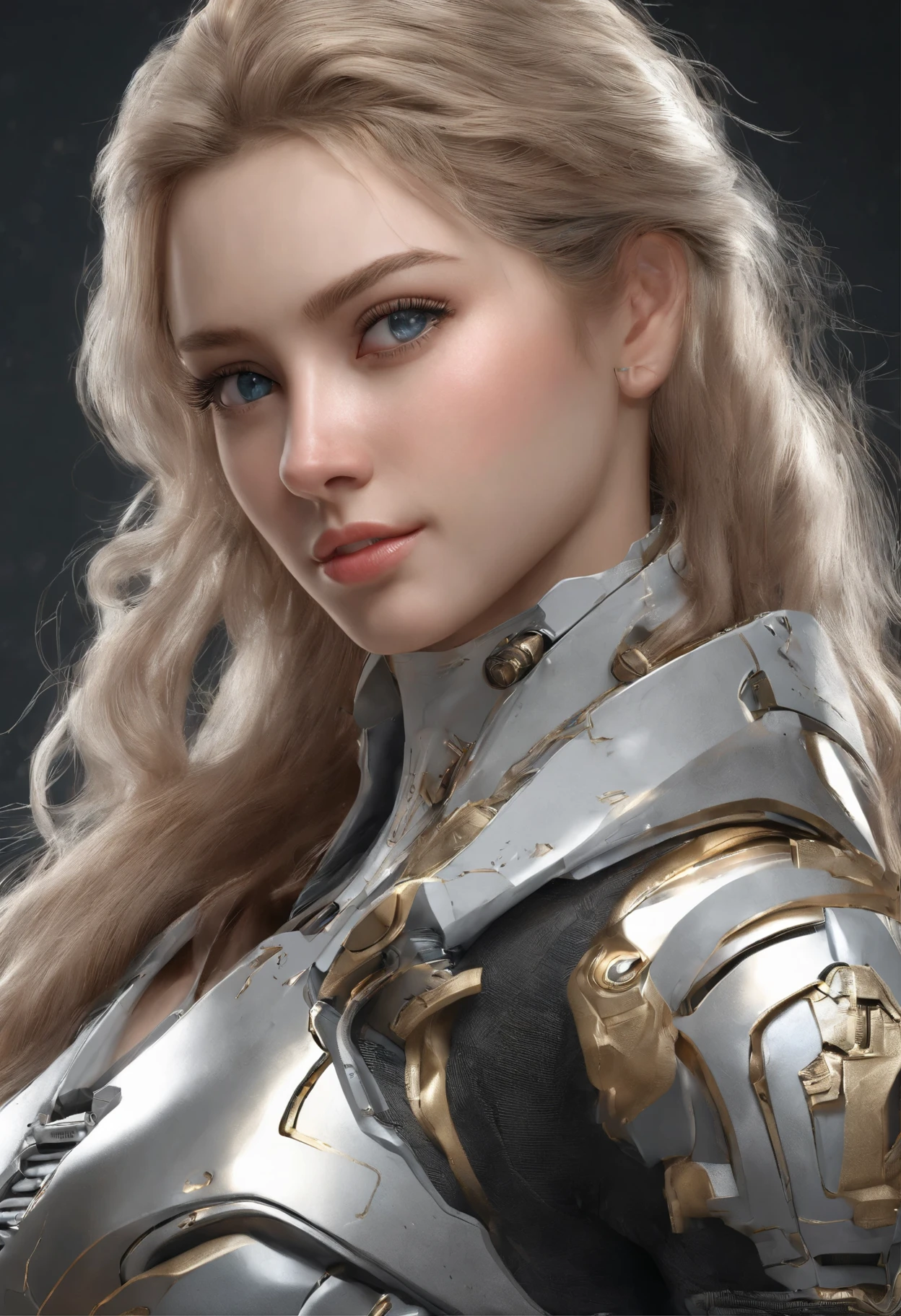 Super detailed beautiful girl.Exquisite facial features，perfect face，golden ratio body，Mecha ultra high definition, 4K, 8k, Normal