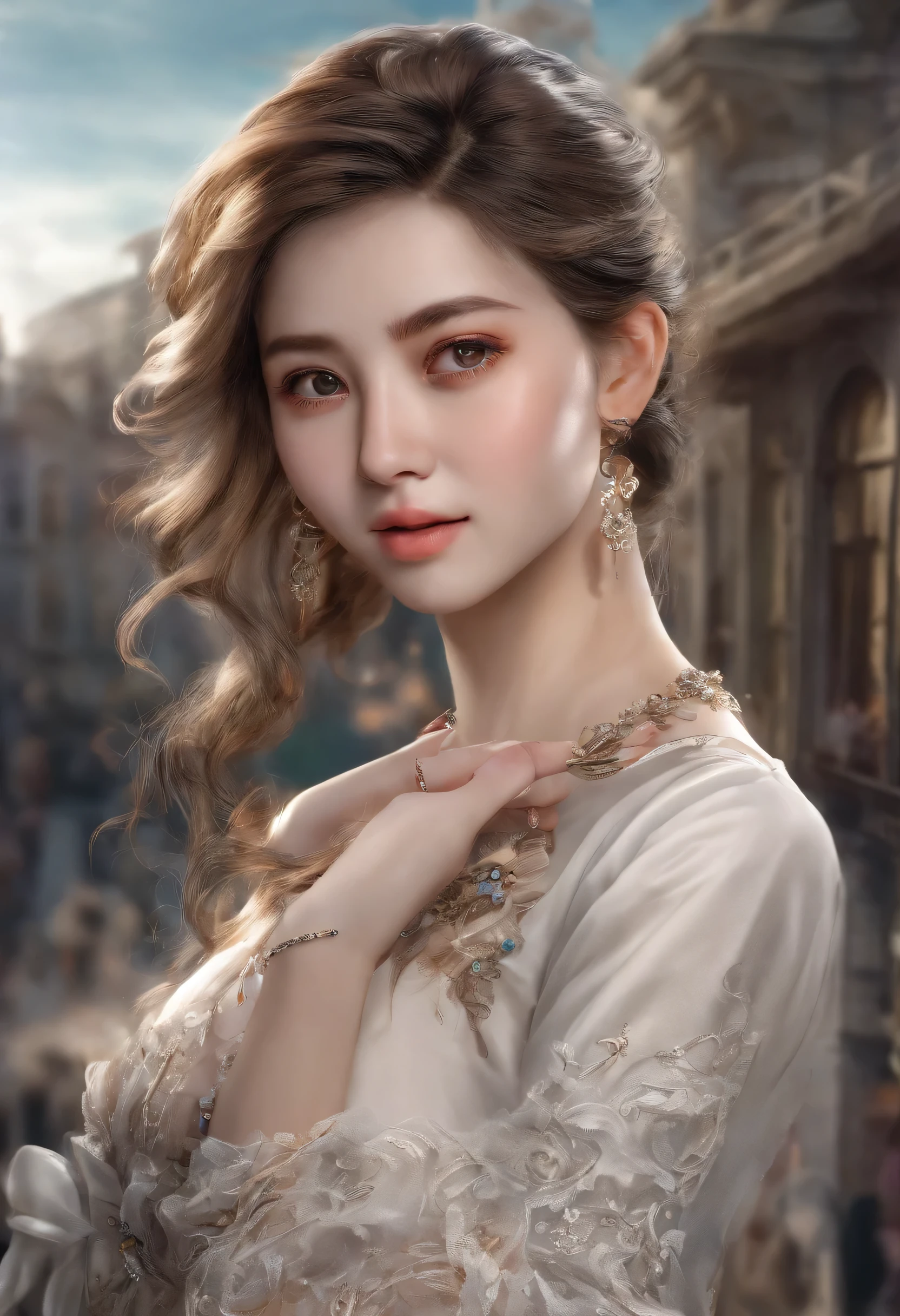 Super detailed beautiful girl,Exquisite facial features,perfect face,Mechanical body,ultra high definition, 4K, 8k,
