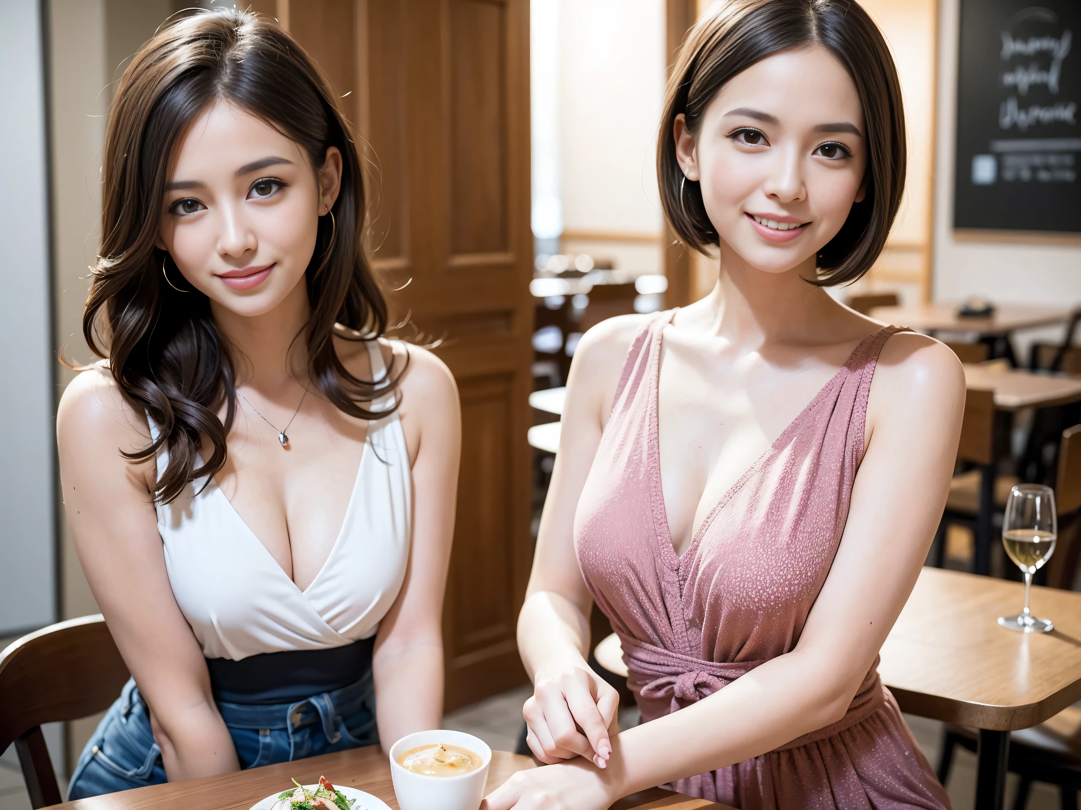 (64k included, nffsw, top quality, table top: 1.2), (realistic, photorealistic: 1.37), Colombian、Brazilian、Japanese、Dutch、German、Portuguese、Belgian、Italian、French, (slimフェイス), (slimボティ), (brown hair), (shortcut), cheeks blush a little, (35 years old), 38 years old, alone, 窓の外には美しく緻密なnight景が広がります., restaurant, wine glassが座っている, nightに, in a prominent place (from the waist up) nova frog style, actress, model, waist up, White wine, slim, wine glass, Super Clean night View, wine glass Put in the Middle, Happy smile, (smile: 1.15), beautiful and fine eyes, Upper body, bust japan up, night, short, short, actress, model, waist up, White wine, slim, wine glass, Super Clean night View, wine glass Put in the Middle, Happy smile,