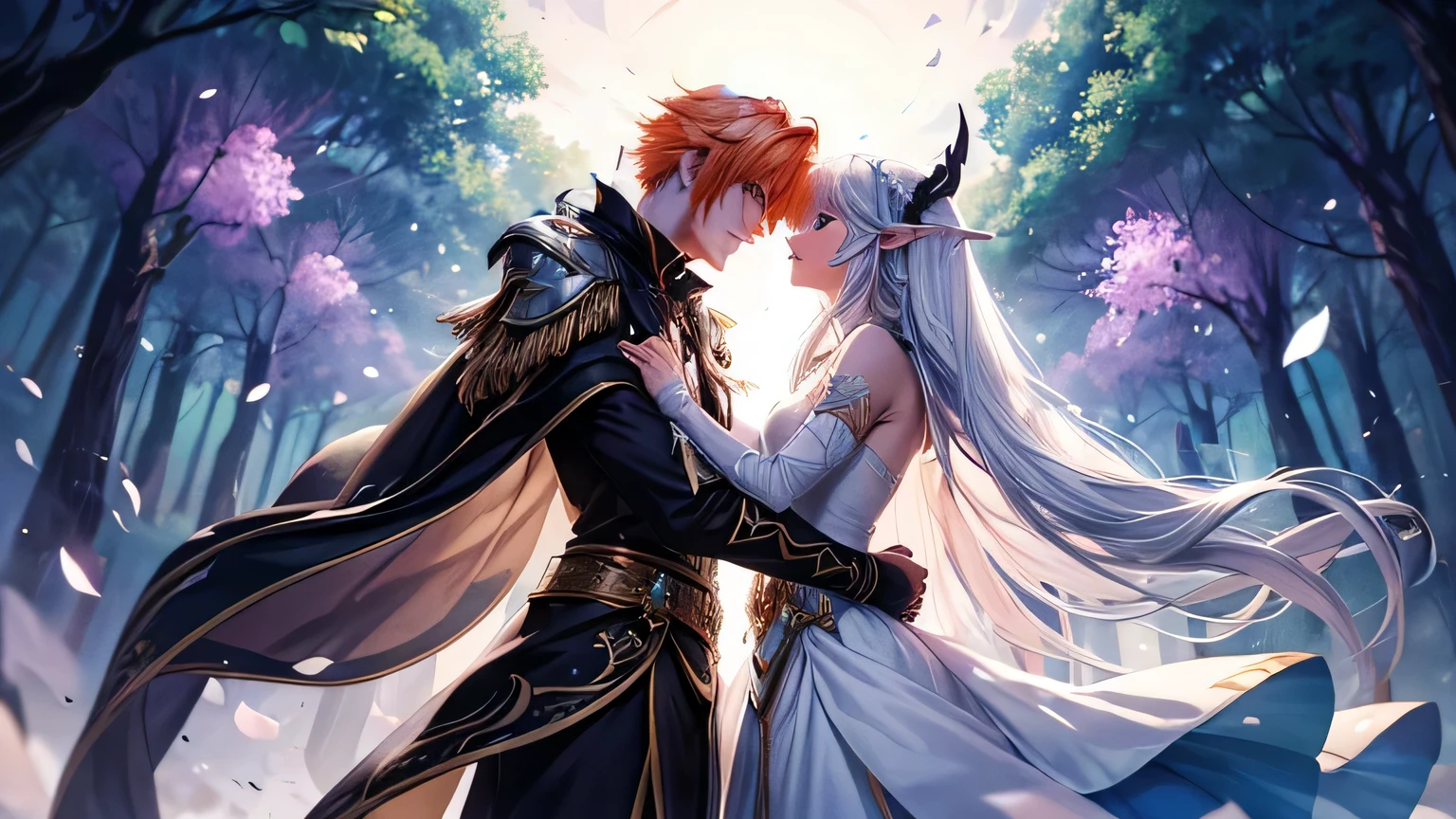 make him a human with bright orange hair