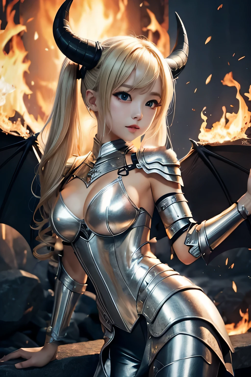 Silver leather armor