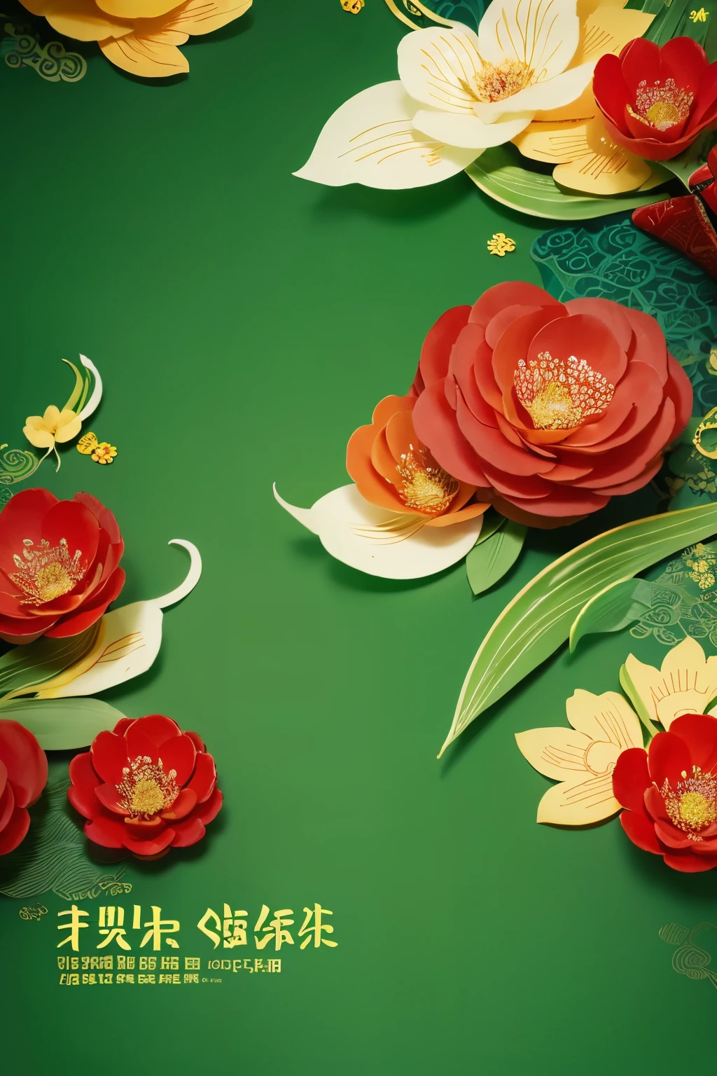 Year of the Dragon，Background image，Spring Festival，banquet，Welcome the new year，Chinese style