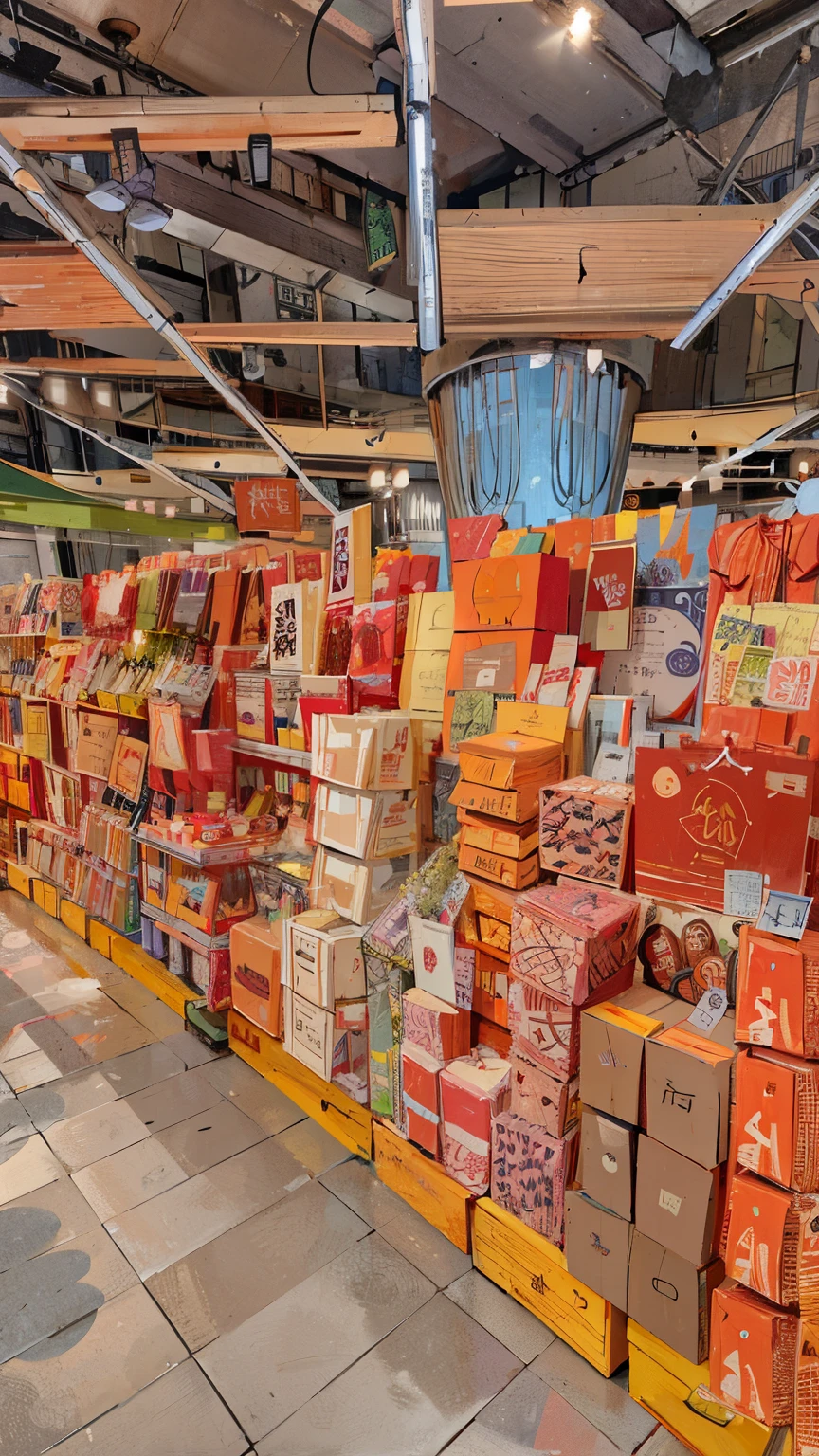 Spring Festival New Year's goods堆满了商店,The table is filled with all kinds of New Year’s goods,Spring Festival New Year's goods、festive